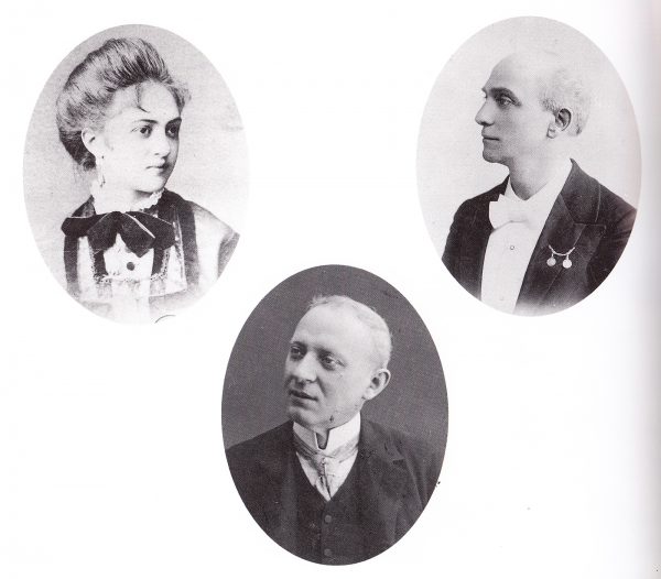 Cecchetti Siblings: Pia and Giuseppe with Enrico (photo courtesy Livia Brillarelli)