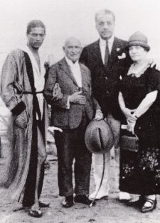 Cecchetti in Venice with Serge Lifar, Serge Diaghilev and Giuseppina Cecchetti circa1925 (photo courtesy Livia Brillarelli)