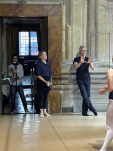 Julie Cronshaw, Peter Brandenhoff at Hamlyn with Mary Lim, photo Elisa Corsini 